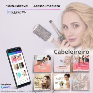 Templates Canva - Cabeleireiro