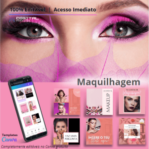Templates Canva - Maquilhagem