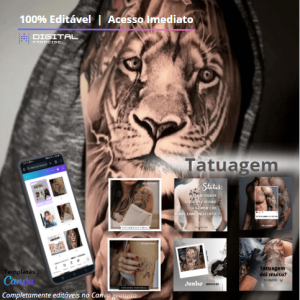 Templates Canva - Tatuagem