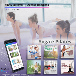 Templates Canva - Yoga e Pilates
